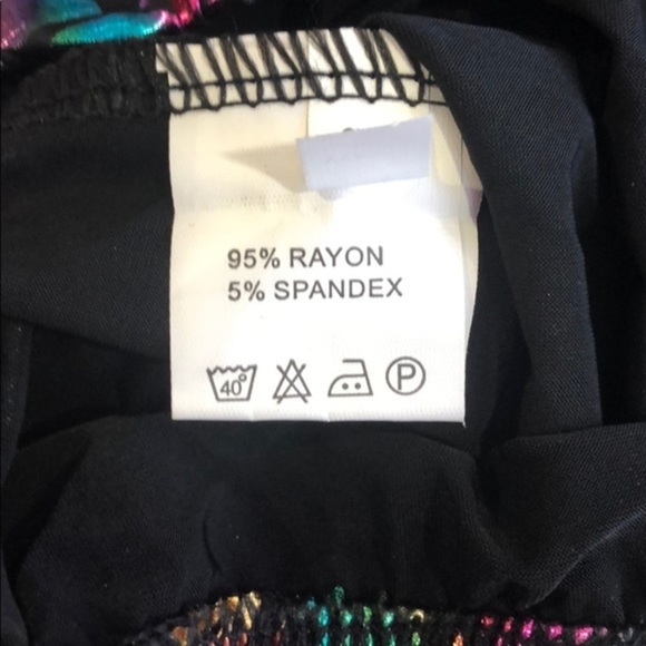 Halloween Mermaid Skirt Iridescent Size XS - Picture 6 of 10